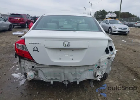 2012 Honda Civic Lx из США, поврежденный, VIN 2HGFB2F56CH580651